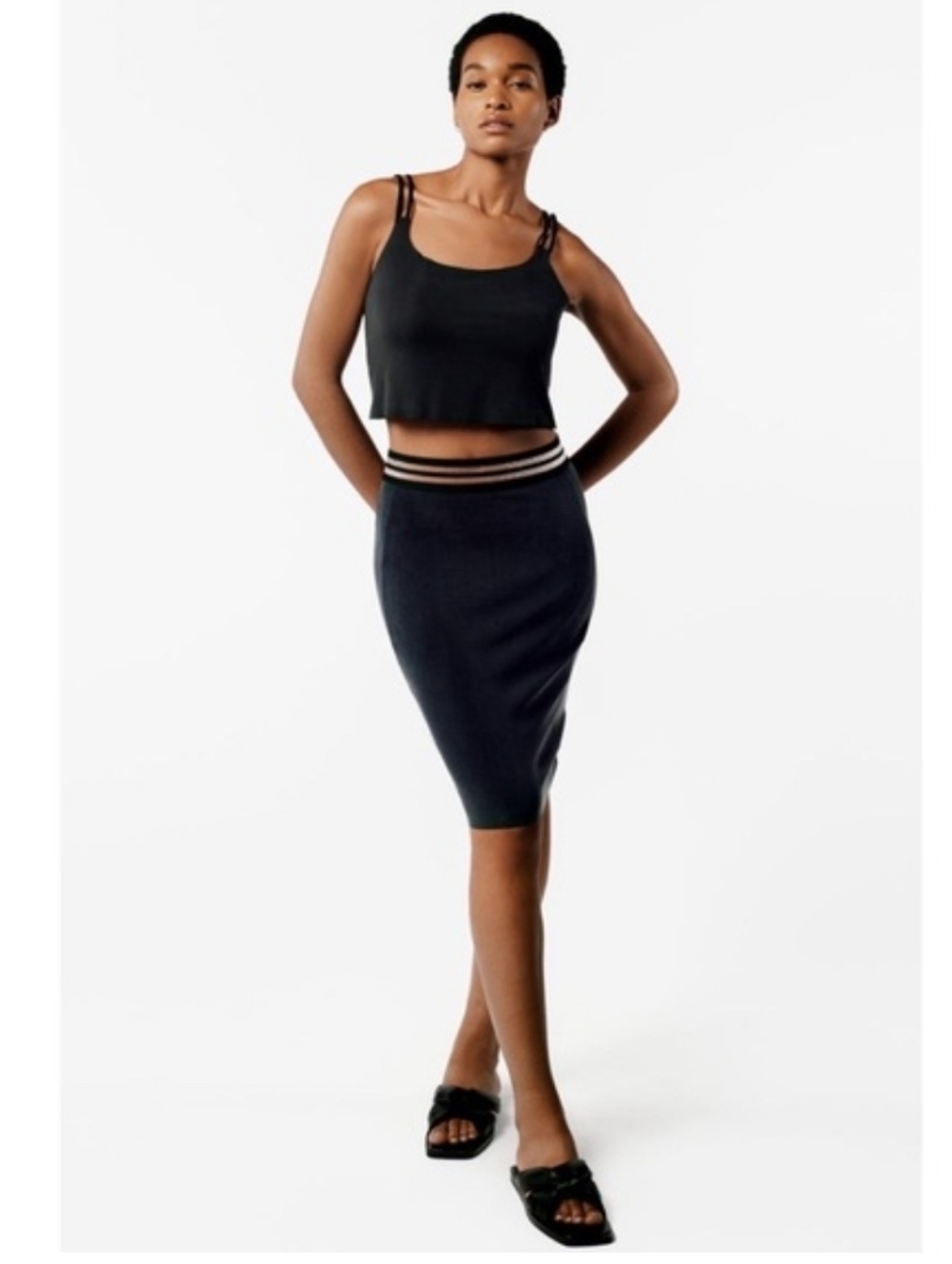 KADA PENCIL SKIRT SILKY SOFT SIZE XS